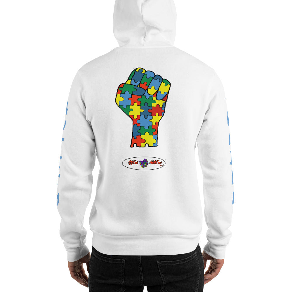 AUTISM PRIDE HOODIE (BLU)- VARIOUS COLORS AVAILABLE