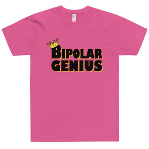 BIPOLAR GENIUS FITTED TEE - VARIOUS COLOR AVAILABLE