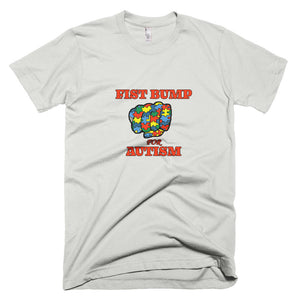 FIST BUMP FOR AUTISM (R) FITTED TEE- VARIOUS COLORS AVAILABLE