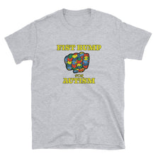 Load image into Gallery viewer, FIST BUMP FOR AUTISM (Y) CLASSIC TEE - VARIOUS COLORS AVAILABLE