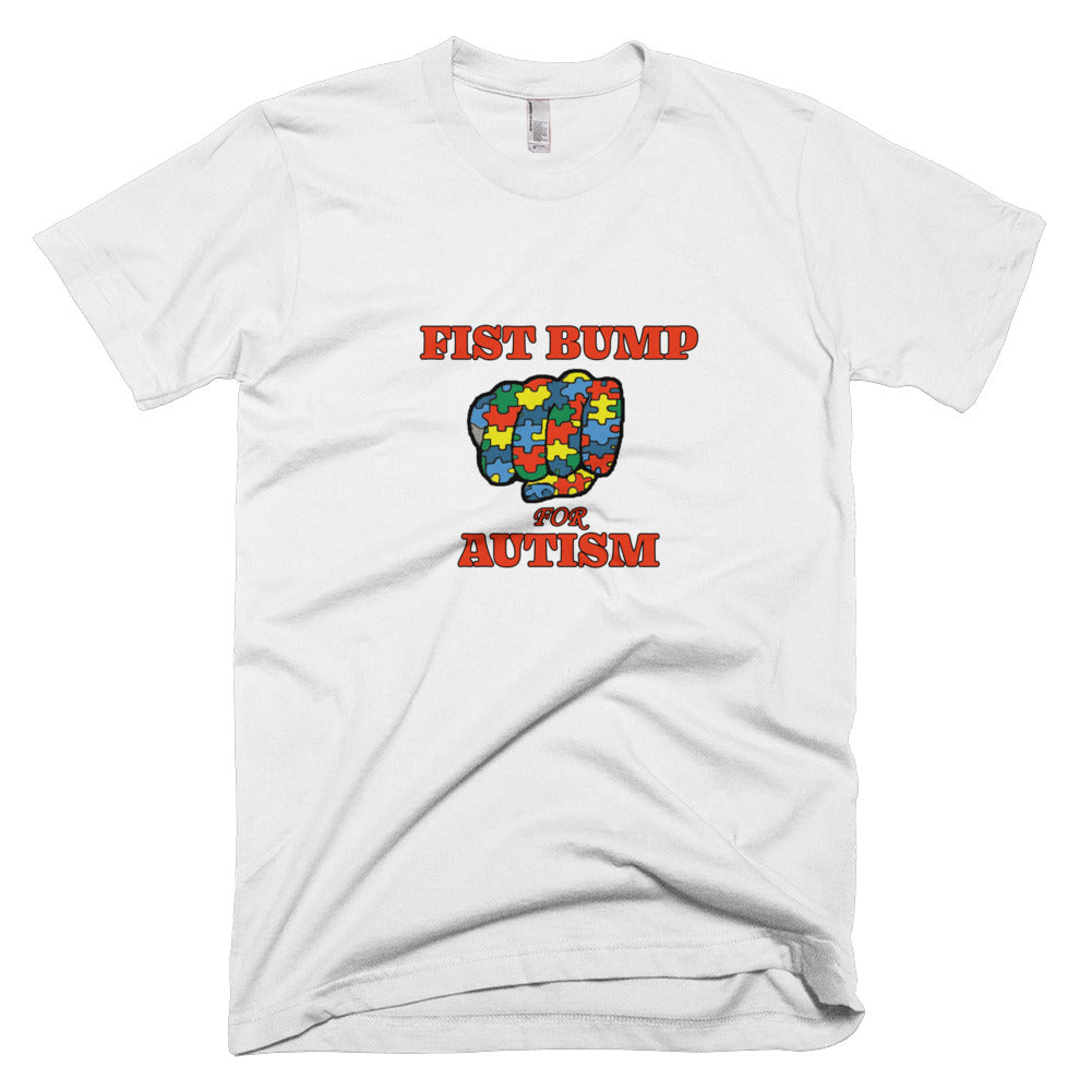 FIST BUMP FOR AUTISM (R) FITTED TEE- VARIOUS COLORS AVAILABLE