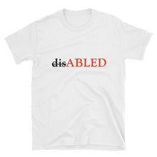 Load image into Gallery viewer, ABLED (BLK/R) CLASSIC TEE - VARIOUS COLORS AVAILABLE