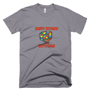 FIST BUMP FOR AUTISM (R) FITTED TEE- VARIOUS COLORS AVAILABLE