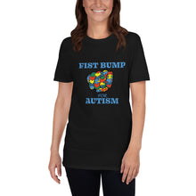 Load image into Gallery viewer, FIST BUMP FOR AUTISM (BLU) CLASSIC TEE- VARIOUS COLORS AVAILABLE