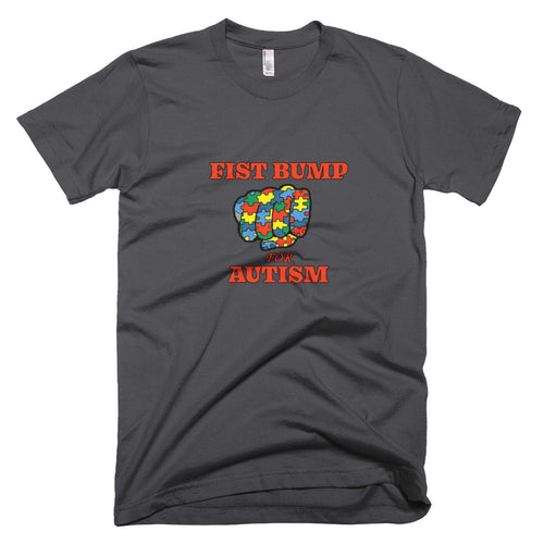 FIST BUMP FOR AUTISM (R) FITTED TEE- VARIOUS COLORS AVAILABLE