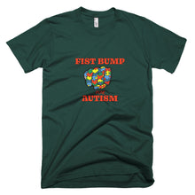 Load image into Gallery viewer, FIST BUMP FOR AUTISM (R) FITTED TEE- VARIOUS COLORS AVAILABLE